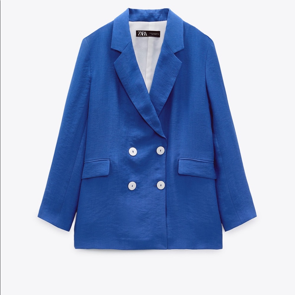 Zara Oversized Double Breasted Jacket